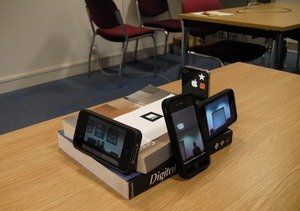 PanoInserts. Mobile Spatial Teleconferencing